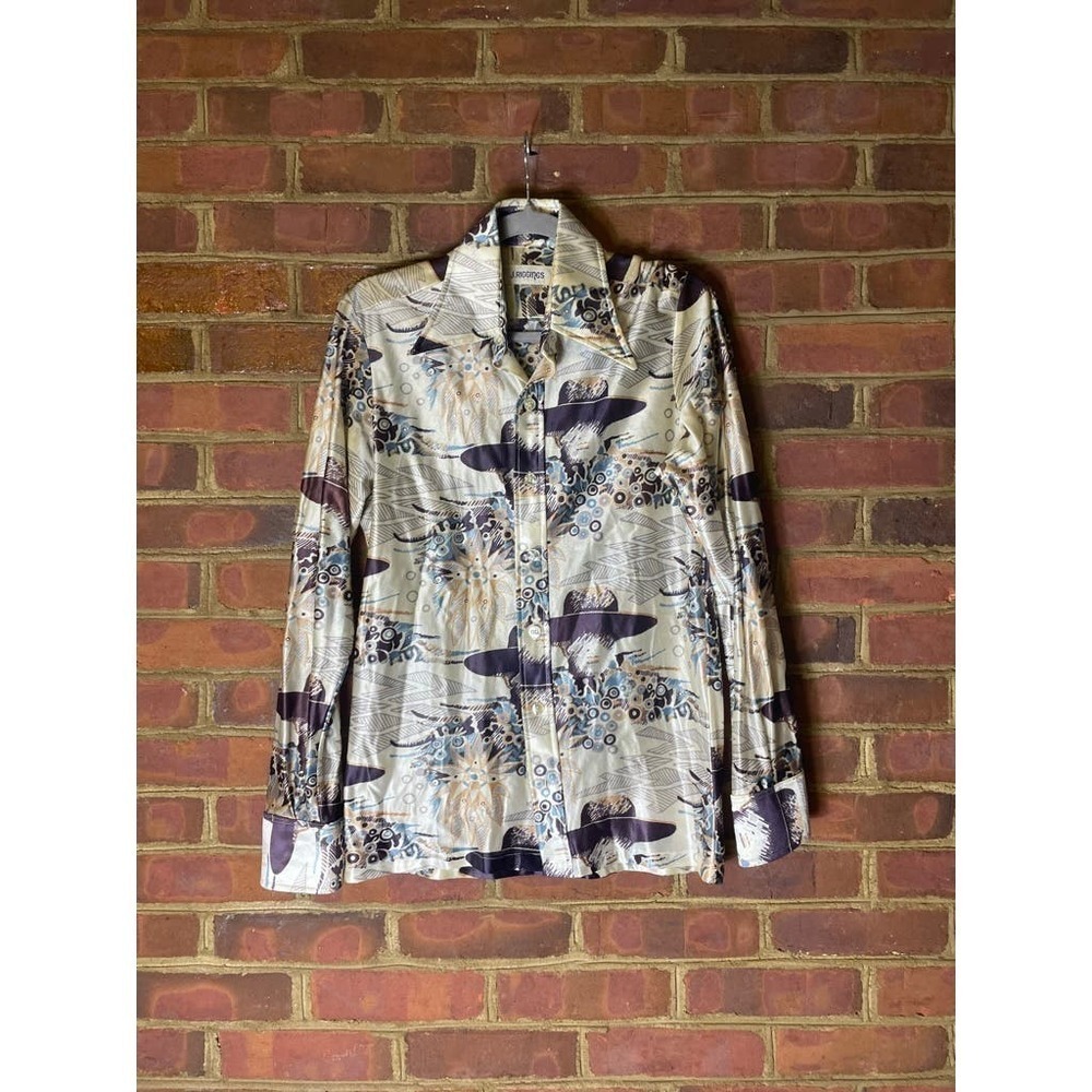 Vintage J. Riggings Silky 70s Button Down Shirt